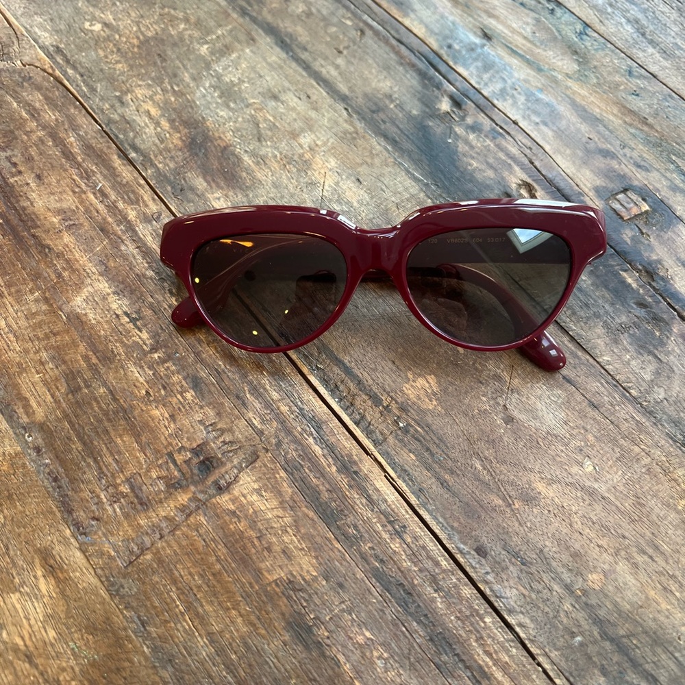Victoria Beckham Deep Red Sunglasses
